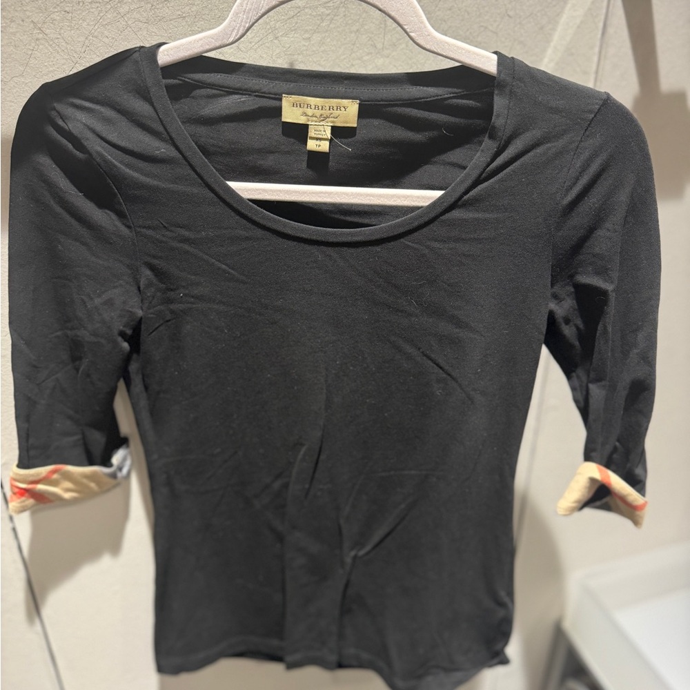 Burberry Brit Nova 3/4 Sleeve Top